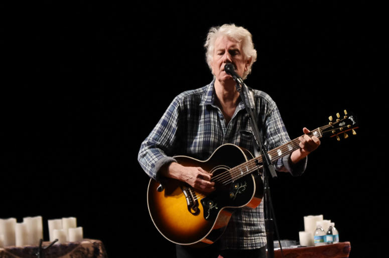 Graham Nash during a sound check prior to his performance at the Parker Playhouse. Graham Nash during a sound check prior to his performance at the Parker Playhouse.