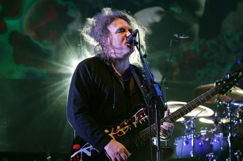 File photo dated 29/03/14 of Robert Smith of The Cure performing on stage File photo dated 29/03/14 of Robert Smith of The Cure performing on stage