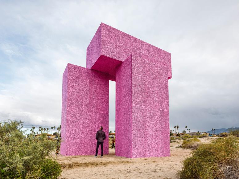 Photo by Lance Gerber, courtesy Desert X Superflex, Photo by Lance Gerber, courtesy Desert X.
