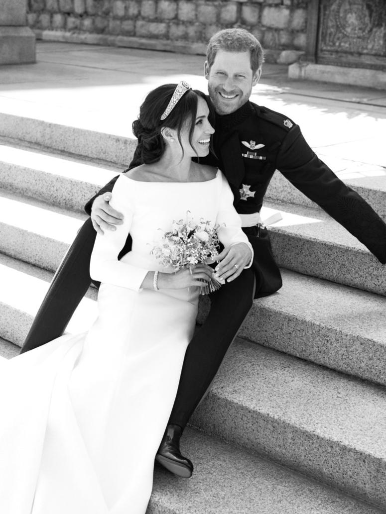 official wedding photo of Britain's Prince Harry and Meghan Markle DO NOT USE