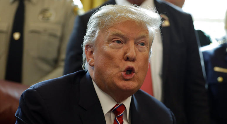 President Donald Trump speaks in the Oval Office of the White House, Friday, March 15, 2019, in Washington. President Donald Trump speaks in the Oval Office of the White House, Friday, March 15, 2019, in Washington.