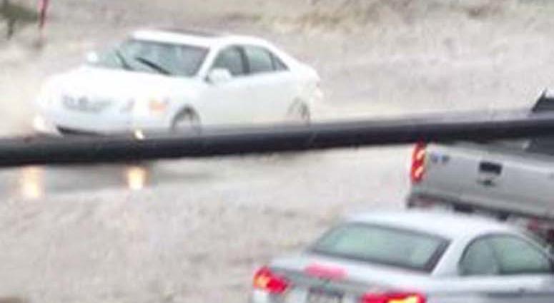 Heavy Rains Cause Sinkhole To Open Along McKnight Road Heavy Rains Cause Sinkhole To Open Along McKnight Road