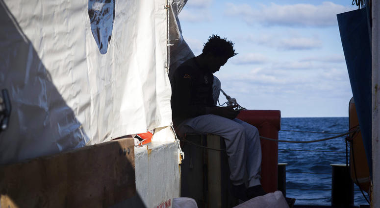 Over 30 migrants saved in the central Mediterranean sea by the German no-profit rescue organization Sea-Watch are still stranded after five days at sea, because no European country is opening its ports to receive them Over 30 migrants saved in the central Mediterranean sea by the German no-profit rescue organization Sea-Watch are still stranded after five days at sea, because no European country is opening its ports to receive them