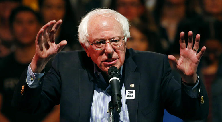 In this Thursday, Oct. 25, 2018 file photo, Sen. Bernie Sanders, I-Vt., speaks at a rally in Las Vegas. On Friday, Feb. 22, 2018 AP DO NOT USE