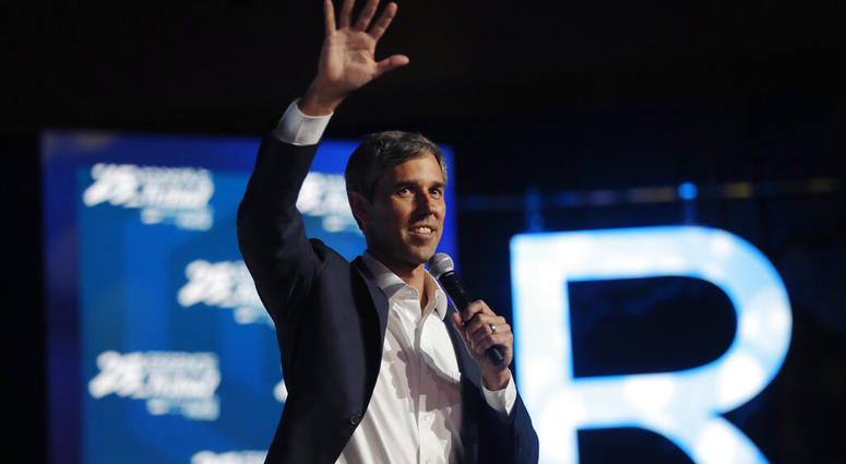 Democratic presidential candidate, former U.S. Rep Beto O'Rourke, arrives to speak at the 25th Essence Festival in New Orleans, Saturday, July 6, 2019. AP DO NOT USE