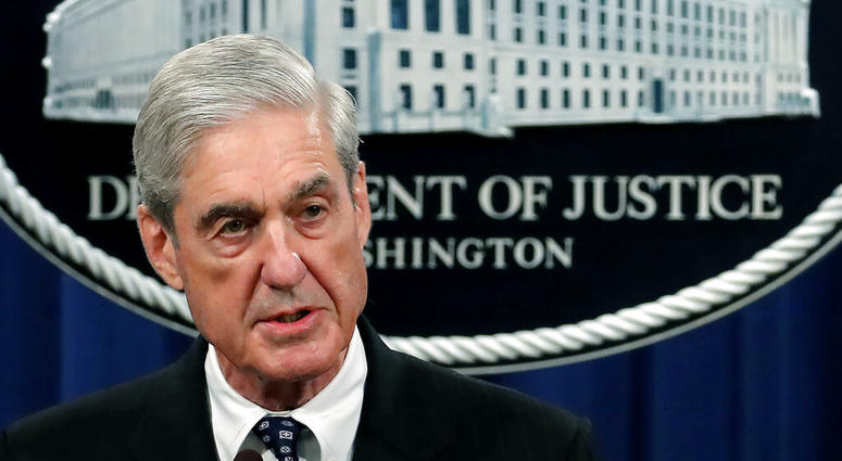 special counsel Robert Mueller speaks at the Department of Justice Wednesday, in Washington, about the Russia investigation. AP DO NOT USE