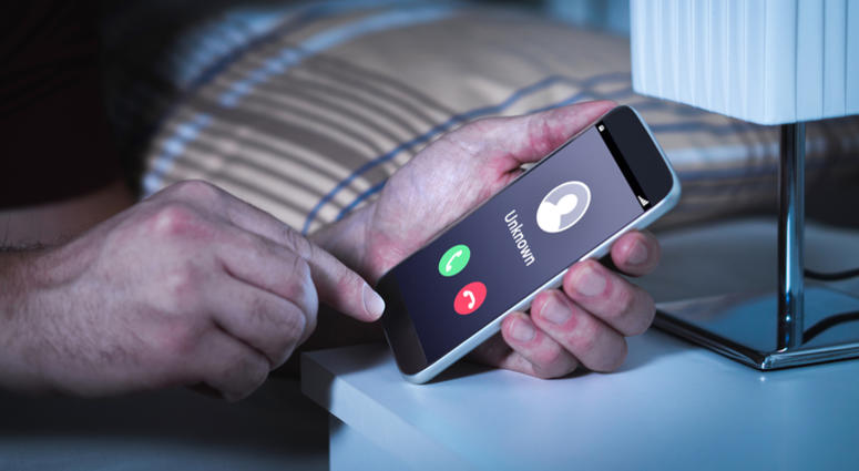 Unknown number calling in the middle of the night. Unknown number calling in the middle of the night.