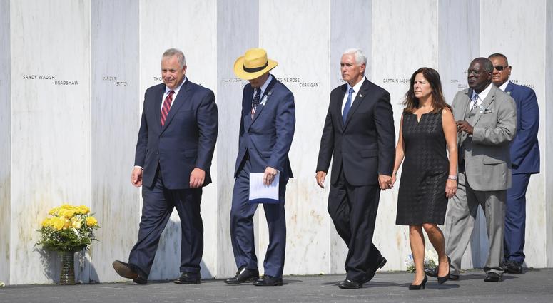 VP Mike Pence at Flight 93 Memorial
