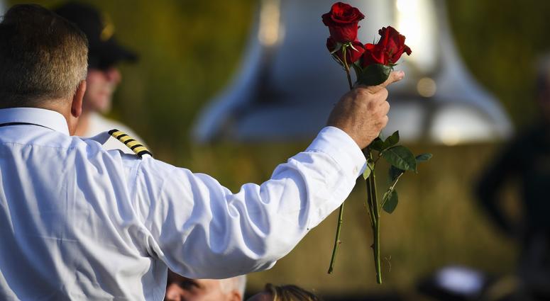 he 18th anniversary ceremony of the hijacked Flight 93, which crashed in near Shanksville, PA, killing 40 passengers and crew on September 11, 2001.