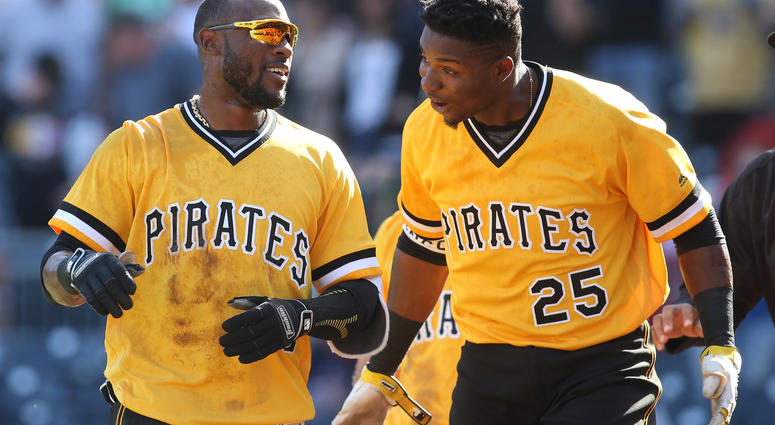 Pirates Outfielders Starling Marte and Gregory Polanco Pirates Outfielders Starling Marte and Gregory Polanco