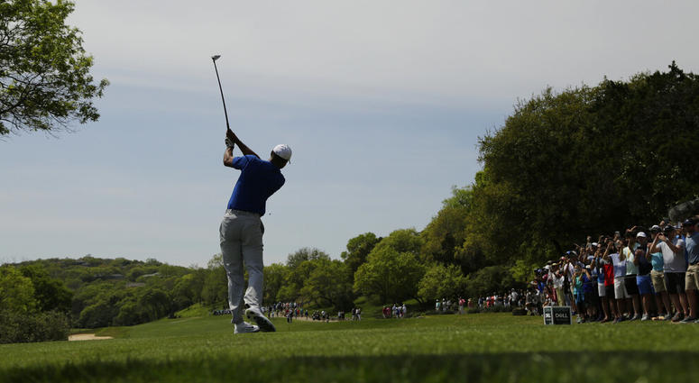 Tiger Woods hits his drive from the third tee during round-robin play at the Dell Match Play Championship golf tournament, Wednesday, March 27, 2019, in Austin, Texas. Tiger Woods hits his drive from the third tee during round-robin play at the Dell Match Play Championship golf tournament, Wednesday, March 27, 2019, in Austin, Texas.