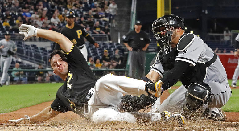 Adam Frazier slides into home DO NOT USE