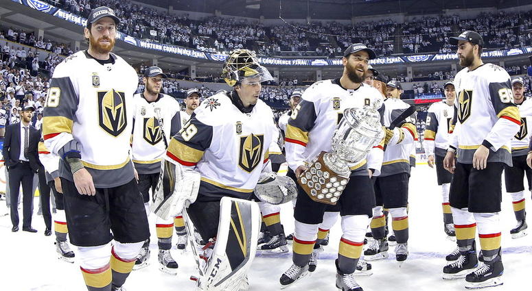 Vegas Golden Knights after winning the Western Conference Sunday DO NOT USE