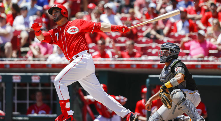 Cincinnati Reds' Eugenio Suarez Cincinnati Reds' Eugenio Suarez