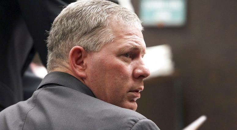 Lenny Dykstra sits during his sentencing for grand theft auto in Los Angeles. DO NOT USE
