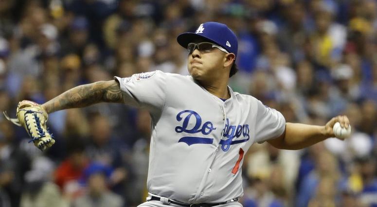 Los Angeles Dodgers' Julio Urias Los Angeles Dodgers' Julio Urias