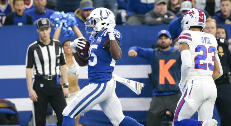 Indianapolis Colts running back Marlon Mack Indianapolis Colts running back Marlon Mack