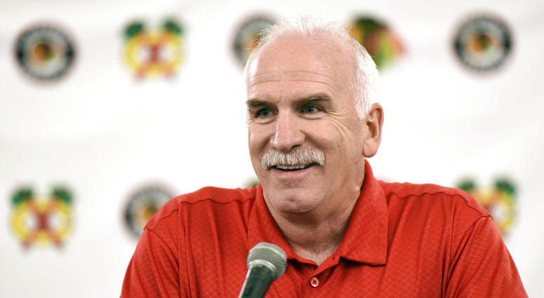 Chicago Blackhawks' head coach Joel Quenneville Chicago Blackhawks' head coach Joel Quenneville
