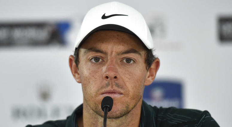 Rory McIlroy gives a press conference ahead of the DP World Tour Championship golf tournament in Dubai, United Arab Emirates Rory McIlroy gives a press conference ahead of the DP World Tour Championship golf tournament in Dubai, United Arab Emirates