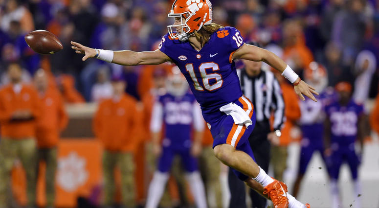 Clemson quarterback Trevor Lawrence Clemson quarterback Trevor Lawrence