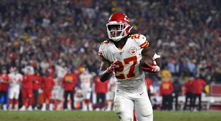 Kansas City Chiefs running back Kareem Hunt Kansas City Chiefs running back Kareem Hunt
