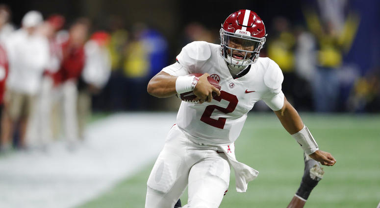 Alabama quarterback Jalen Hurts Alabama quarterback Jalen Hurts