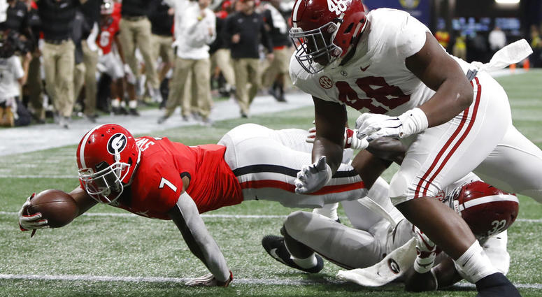 Georgia running back D'Andre Swift Georgia running back D'Andre Swift