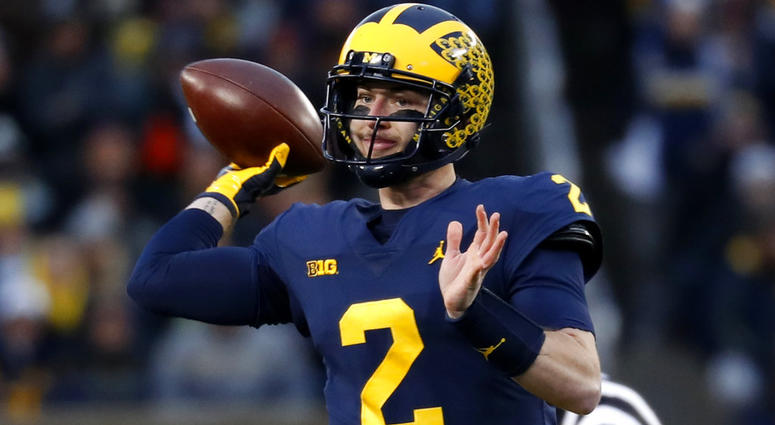 Michigan quarterback Shea Patterson Michigan quarterback Shea Patterson