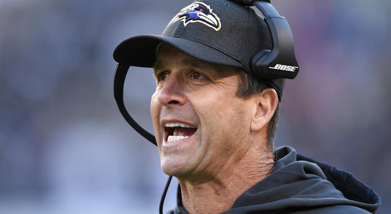 Baltimore Ravens coach John Harbaugh Baltimore Ravens coach John Harbaugh