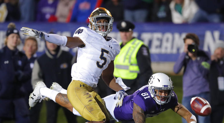 Notre Dame's Troy Pride Jr. Notre Dame's Troy Pride Jr.