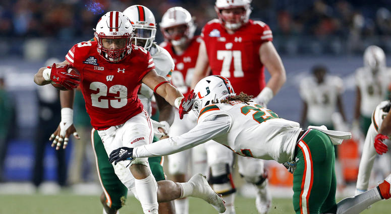 Wisconsin running back Jonathan Taylor Wisconsin running back Jonathan Taylor