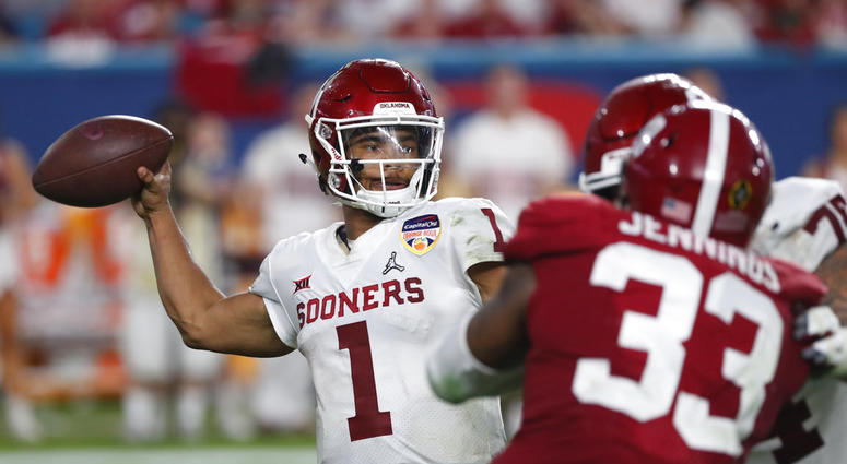 Oklahoma quarterback Kyler Murray Oklahoma quarterback Kyler Murray