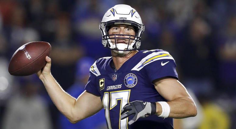 Los Angeles Chargers quarterback Philip Rivers Los Angeles Chargers quarterback Philip Rivers