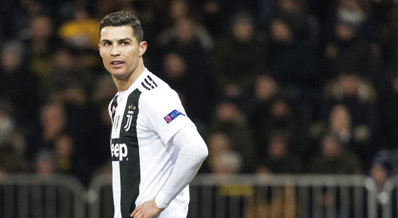 Juventus' Cristiano Ronaldo reacts during the Champions League match at the Stade de Suisse in Bern, Switzerland Juventus' Cristiano Ronaldo reacts during the Champions League match at the Stade de Suisse in Bern, Switzerland