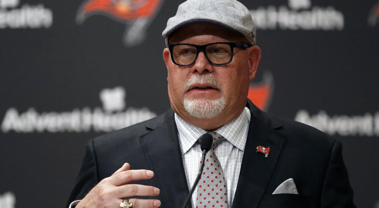New Tampa Bay Buccaneers head coach Bruce Arians New Tampa Bay Buccaneers head coach Bruce Arians