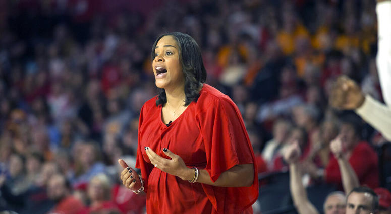 Georgia coach Joni Taylor is seen on the sidelines during an NCAA women's college basketball game against Tennessee, in Athens, Ga. AP DO NOT USE