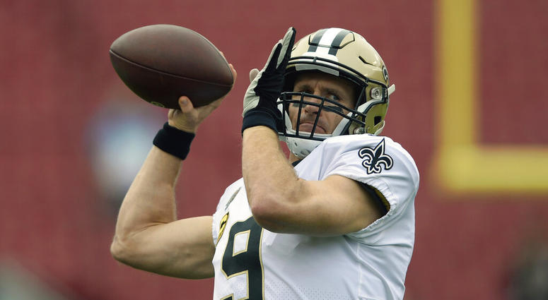 New Orleans Saints quarterback Drew Brees AP DO NOT USE