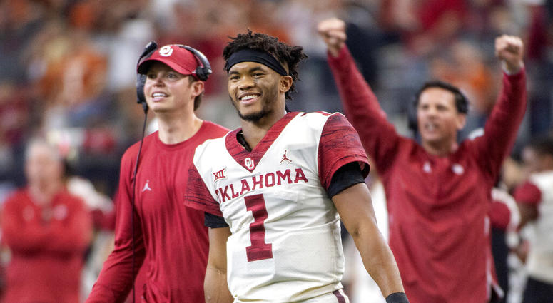 Oklahoma quarterback Kyler Murray Oklahoma quarterback Kyler Murray