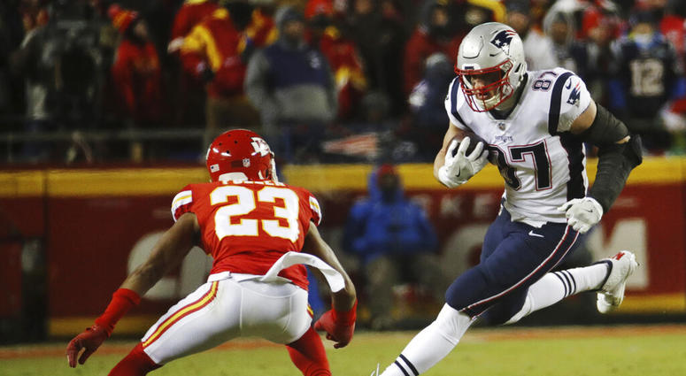 New England Patriots tight end Rob Gronkowski AP DO NOT USE