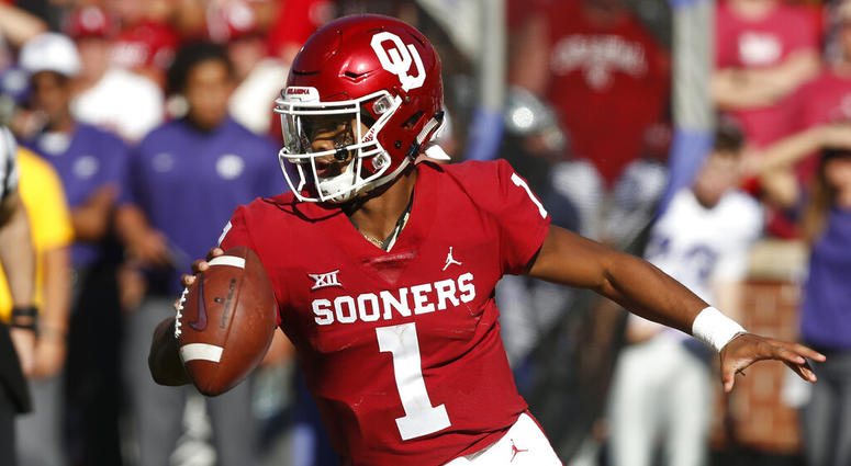 Oklahoma quarterback Kyler Murray Oklahoma quarterback Kyler Murray