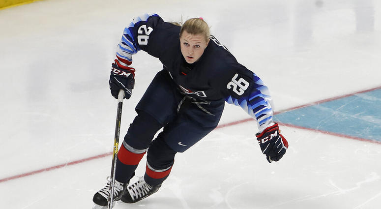 U.S. Women's National Team's Kendall Coyne U.S. Women's National Team's Kendall Coyne