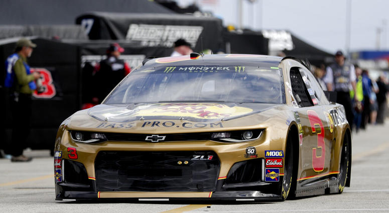 Austin Dillon (3) heads to the track from his garage during NASCAR auto race practice at Daytona International Speedway, Saturday, Feb. 9, 2019, in Daytona Beach, Fla. Austin Dillon (3) heads to the track from his garage during NASCAR auto race practice at Daytona International Speedway, Saturday, Feb. 9, 2019, in Daytona Beach, Fla.