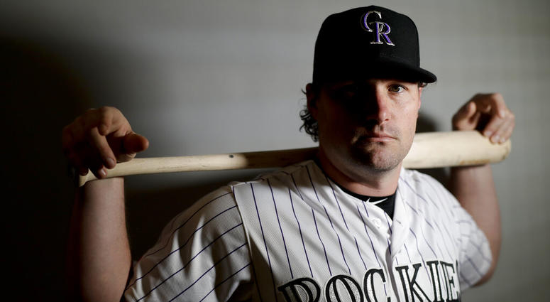 Colorado Rockies second baseman Daniel Murphy Colorado Rockies second baseman Daniel Murphy