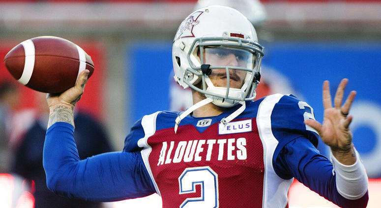 Montreal Alouettes quarterback Johnny Manziel Montreal Alouettes quarterback Johnny Manziel