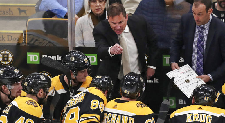Boston Bruins coach Bruce Cassidy Boston Bruins coach Bruce Cassidy