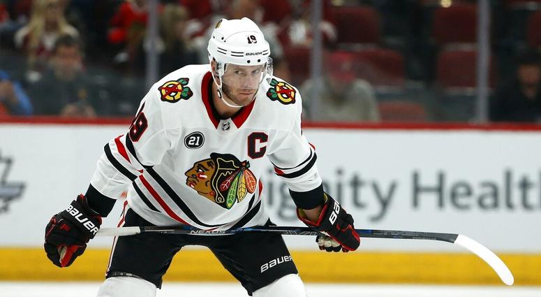 Chicago Blackhawks center Jonathan Toews Chicago Blackhawks center Jonathan Toews