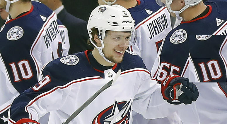 Columbus Blue Jackets left wing Artemi Panarin Columbus Blue Jackets left wing Artemi Panarin