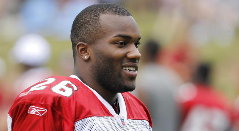 In this Aug. 6, 2010 file photo, Arizona Cardinals' Beanie Wells smiles