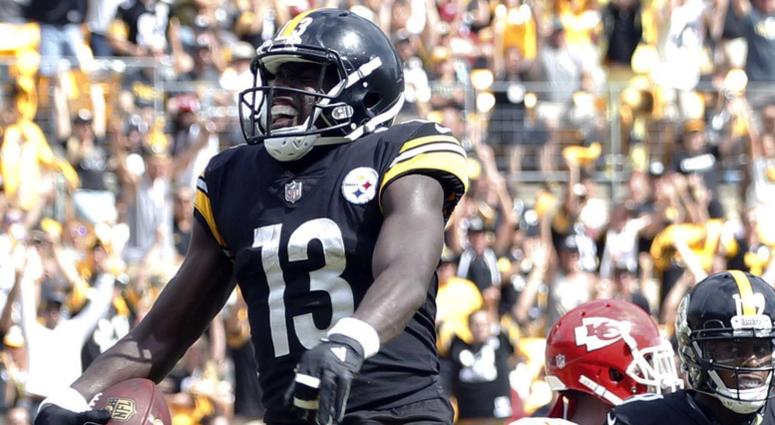 James Washington Celebrates His First Touchdown As A Pro James Washington Celebrates His First Touchdown As A Pro