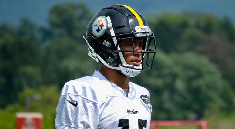 Steelers WR Trey Griffey in 2018 training camp